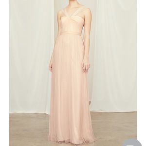 Never worn Amsale ice blue dress size 10